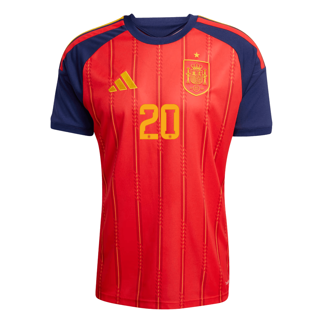 Španělsko domácí fotbalový dres MS 2026 PEDRI #20