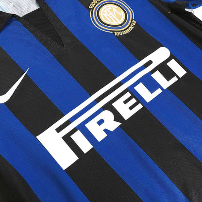 Domácí Retro Dres Inter Milan 2007/08 - 100th Anniversary