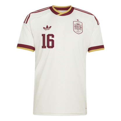 Španělsko venkovní fotbalový dres MS 2026 RODRIGO #16