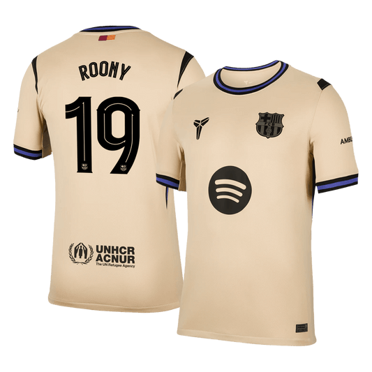 Venkovní Fotbalový Dres Barcelona 25/26 ROONY #19 UCL
