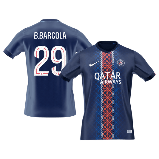 Domácí Fotbalový Dres PSG 25/26 B.BARCOLA #29