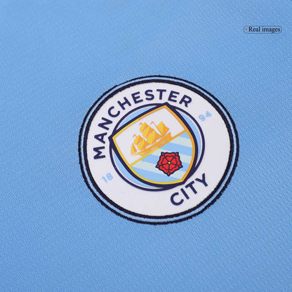 Domácí Fotbalový Dres Manchester City 24/25 Long Sleeve