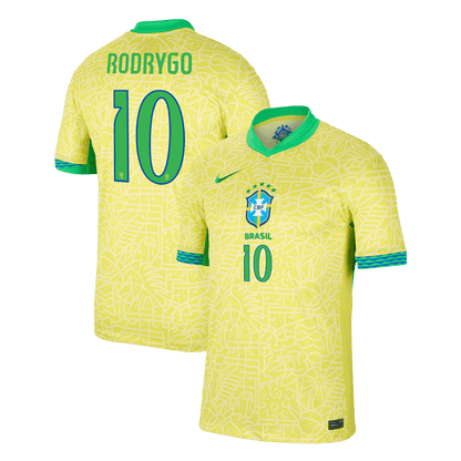 Domácí Fotbalový Dres Brazil 2024 RODRYGO #10