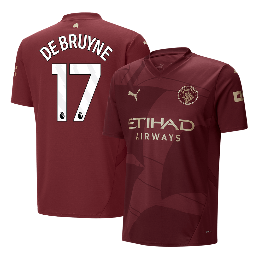 Třetí Fotbalový Dres Manchester City 24/25 DE BRUYNE #17