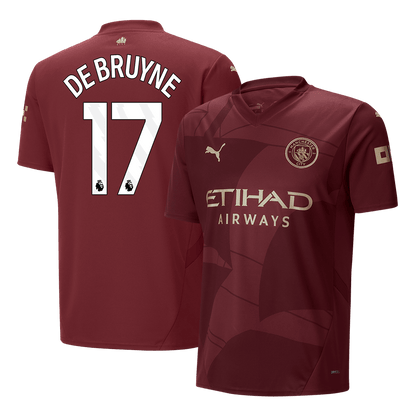 Třetí Fotbalový Dres Manchester City 24/25 DE BRUYNE #17