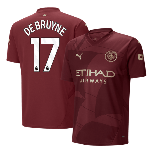 Třetí Fotbalový Dres Manchester City 24/25 DE BRUYNE #17