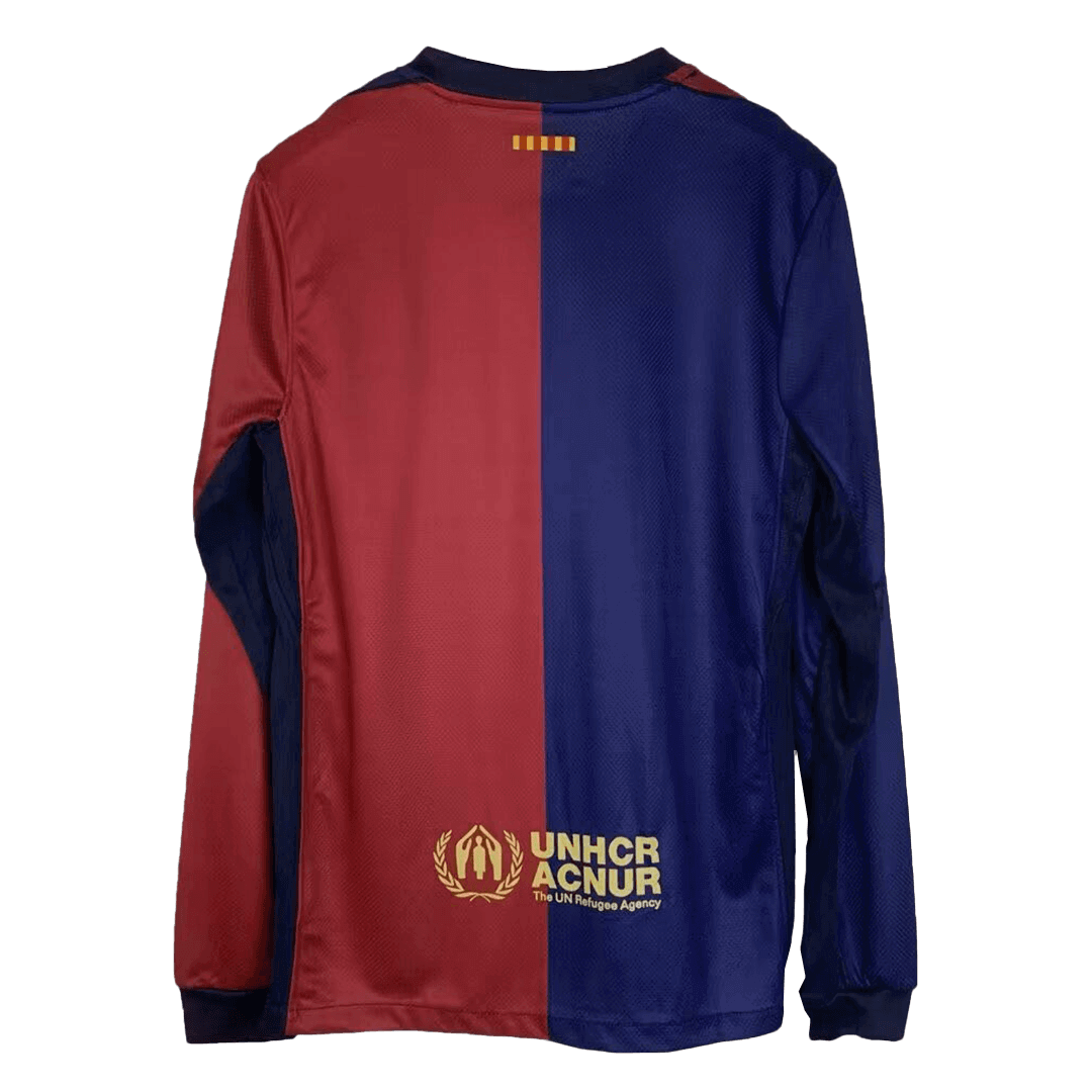 Domácí Fotbalový Dres Barcelona 24/25 Long Sleeve