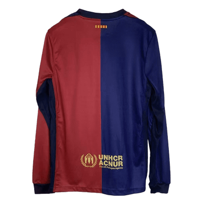 Domácí Fotbalový Dres Barcelona 24/25 Long Sleeve
