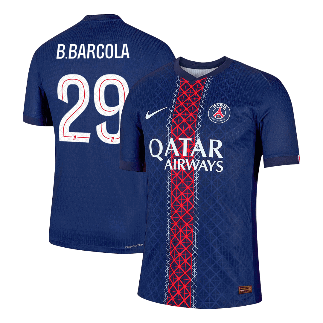 Domácí Fotbalový Dres PSG 25/26 Authentic B.BARCOLA #29