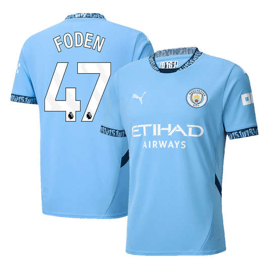 Domácí Fotbalový Dres Manchester City 24/25 FODEN #47