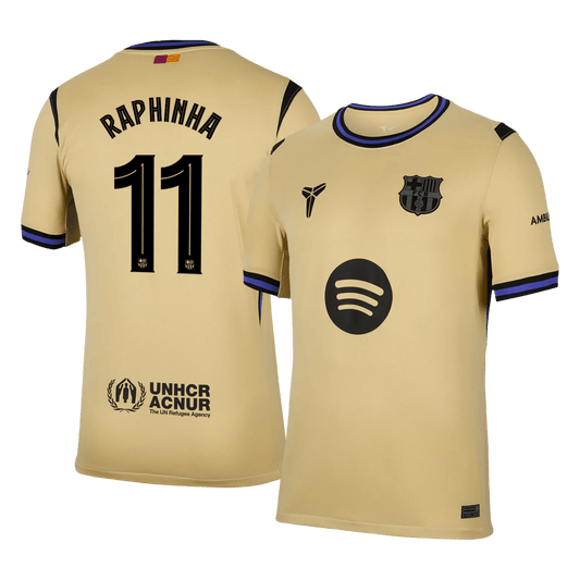 Venkovní Fotbalový Dres Barcelona 25/26 RAPHINHA #11 UCL