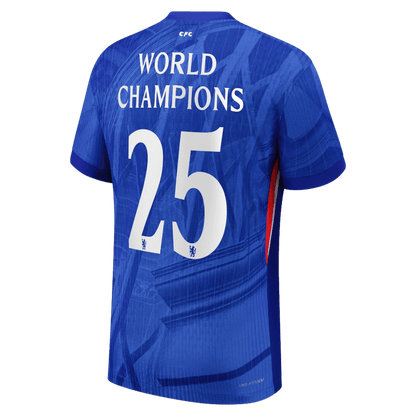 Domácí Fotbalový Dres Chelsea 25/26 Authentic WORLD CHAMPIONS #25