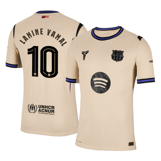 Venkovní Fotbalový Dres Barcelona 25/26 Authentic LAMINE YAMAL #10 UCL