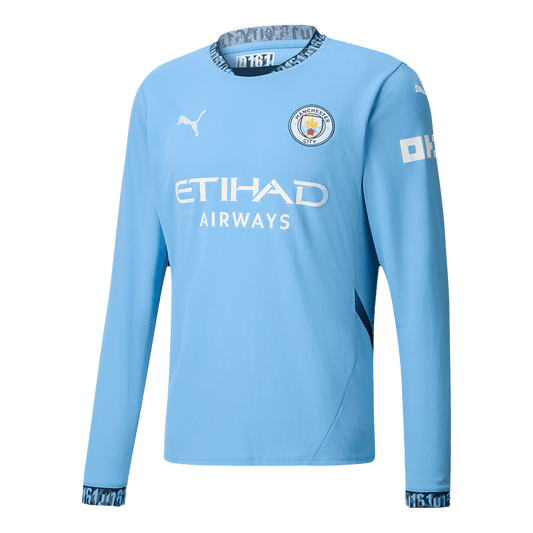 Domácí Fotbalový Dres Manchester City 24/25 Long Sleeve
