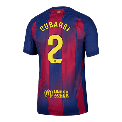 Domácí Fotbalový Dres Barcelona 25/26 Authentic CUBARSÍ #2