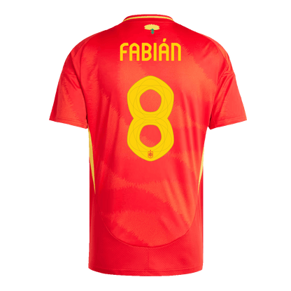 Domácí Fotbalový Dres Spain 2024 FABIÁN #8