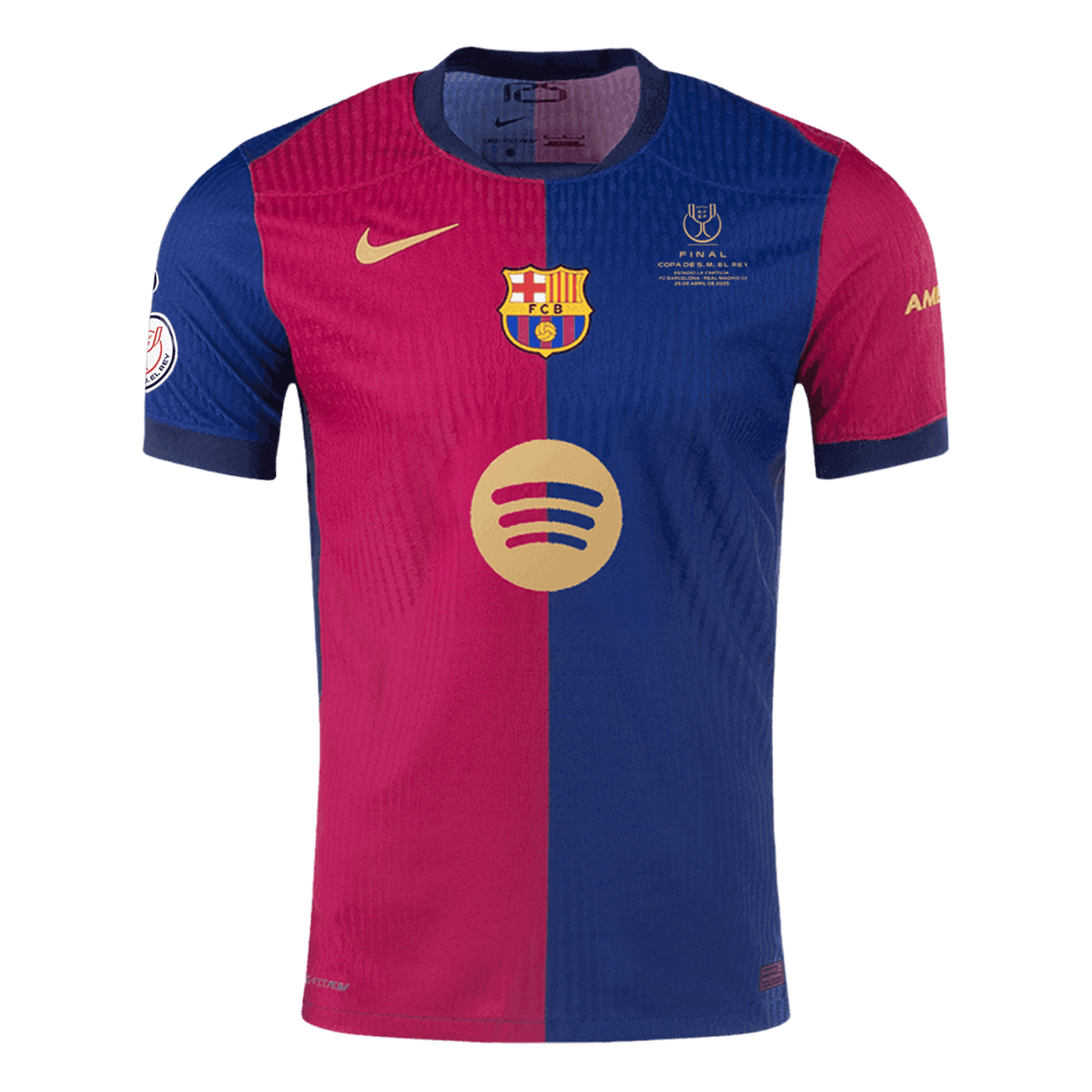 Domácí Fotbalový Dres Barcelona 24/25 Authentic- Copa del Rey Final