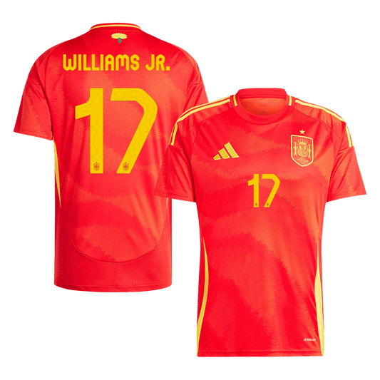 Domácí Fotbalový Dres Spain 2024 WILLIAMS JR. #17