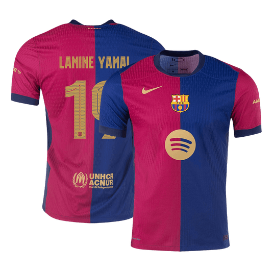 Domácí Fotbalový Dres Barcelona 24/25 Authentic LAMINE YAMAL #19 UCL
