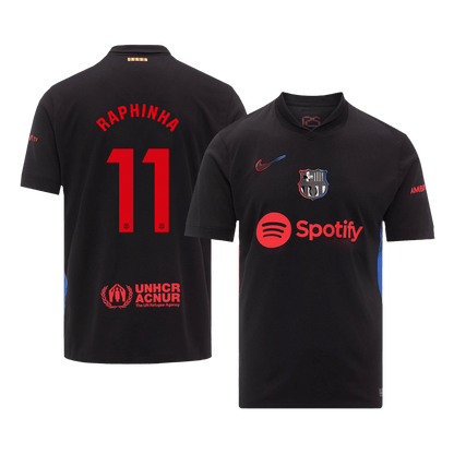 Venkovní Fotbalový Dres Barcelona 24/25 RAPHINHA #11