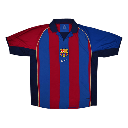 Domácí Retro Dres Barcelona 2001/02 RIVALDO #10