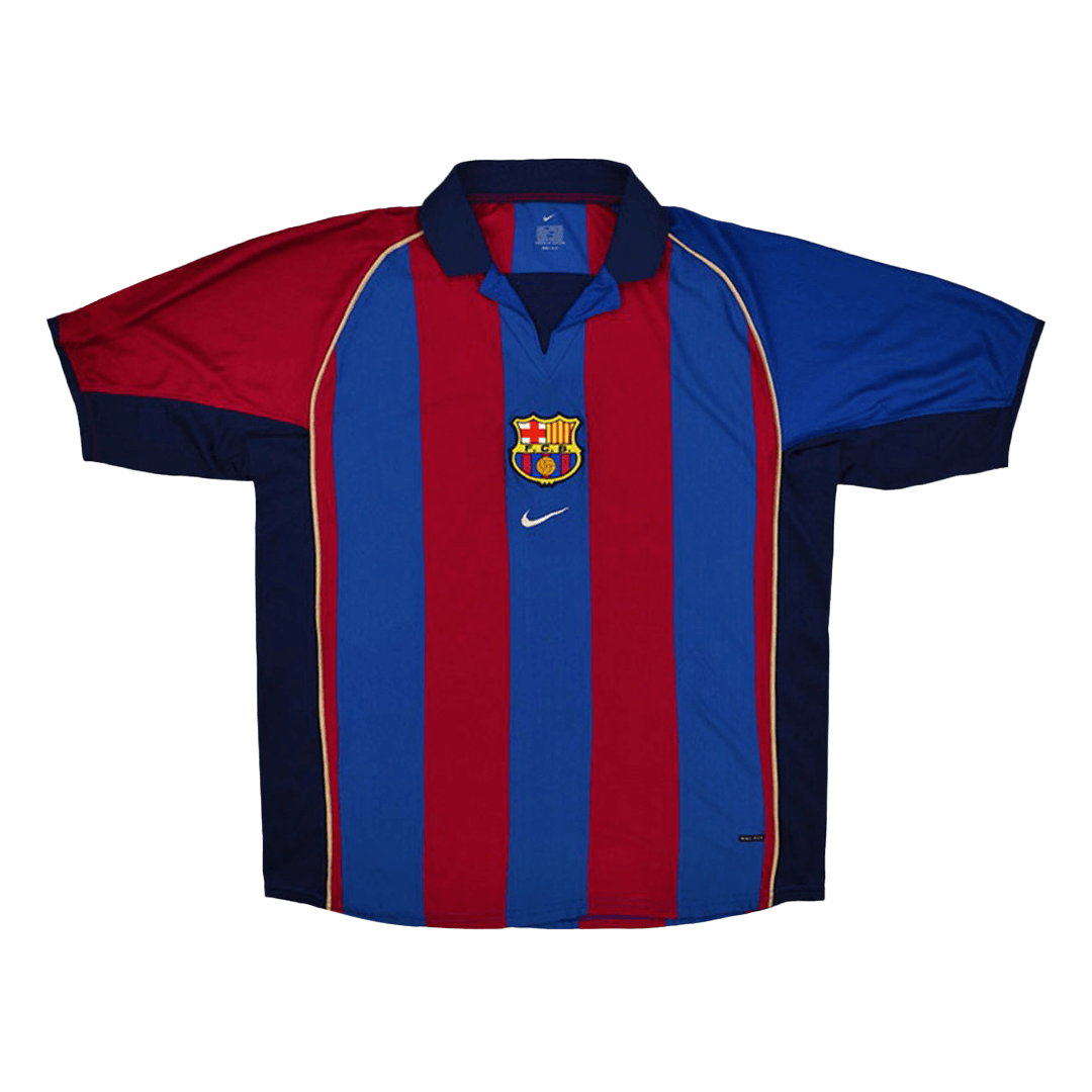Domácí Retro Dres Barcelona 2001/02 XAVI #6