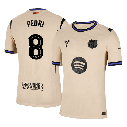 Venkovní Fotbalový Dres Barcelona 25/26 Authentic PEDRI #8 UCL
