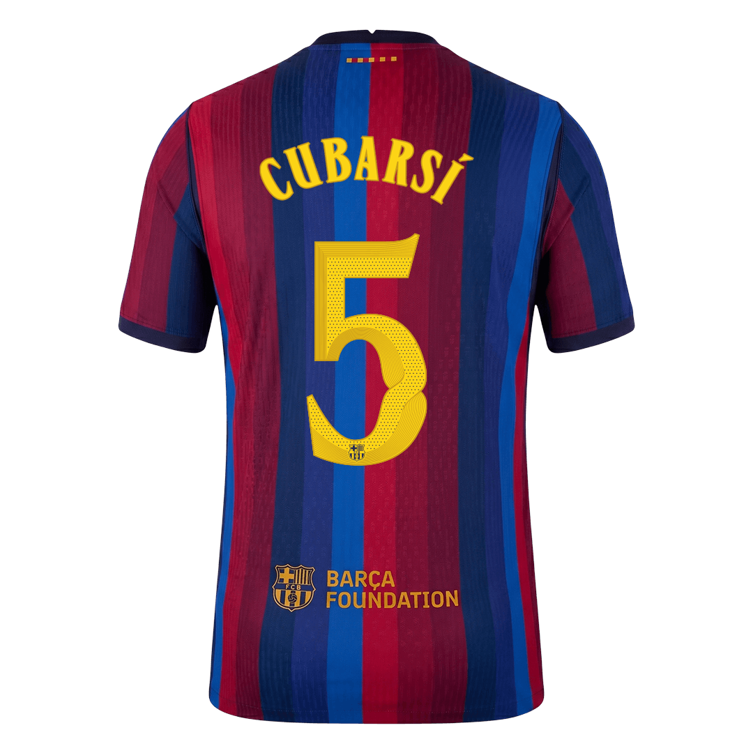 Barcelona domácí dres 2026/27 hráčská verze CUBARSÍ #5 UCL