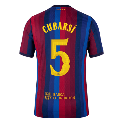 Barcelona domácí dres 2026/27 hráčská verze CUBARSÍ #5 UCL
