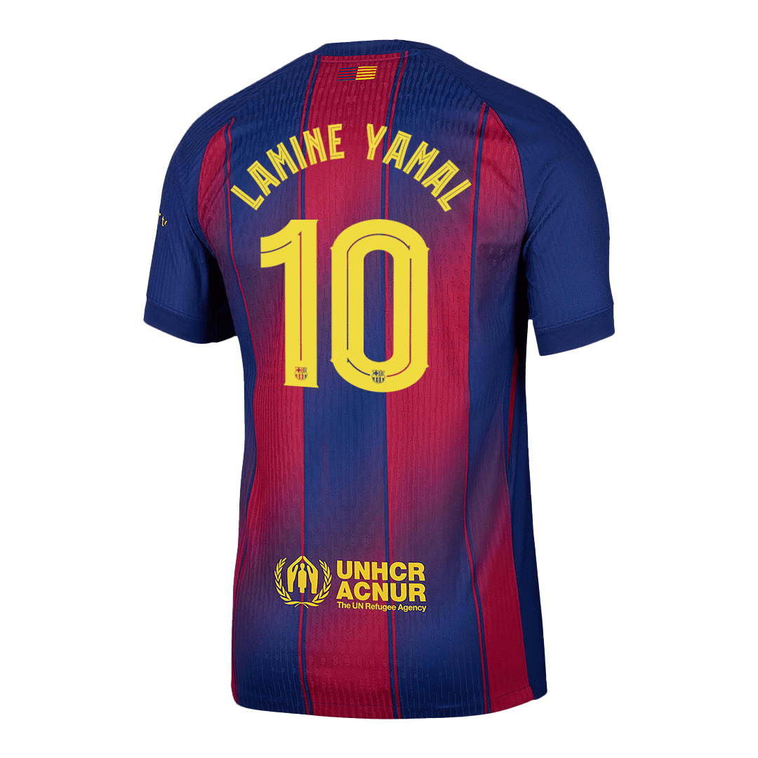 Domácí Fotbalový Dres Barcelona 25/26 Authentic LAMINE YAMAL #10 UCL