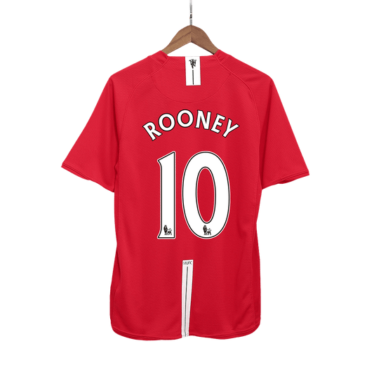 Domácí Retro Dres Manchester United 2007/08 ROONEY #10