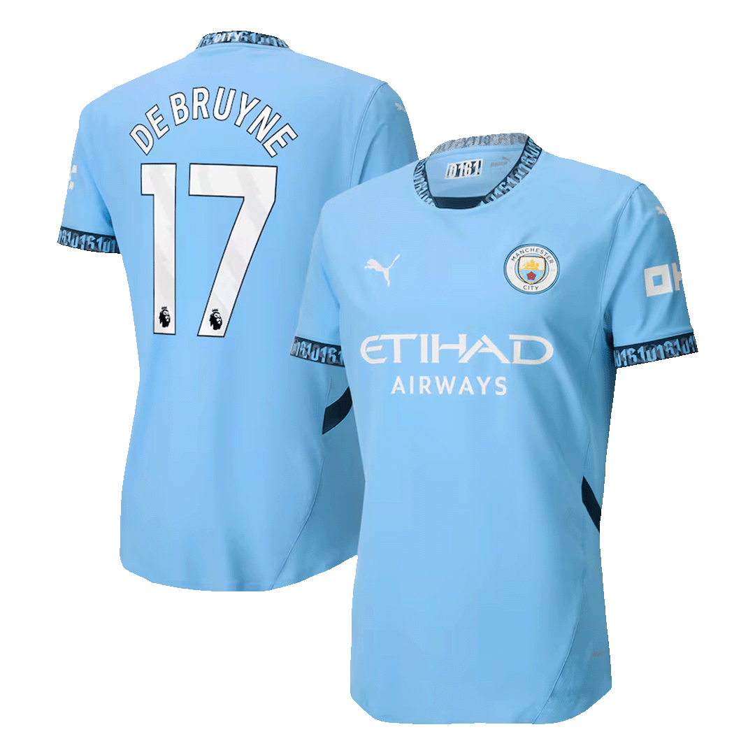 Domácí Fotbalový Dres Manchester City 24/25 Authentic DE BRUYNE #17