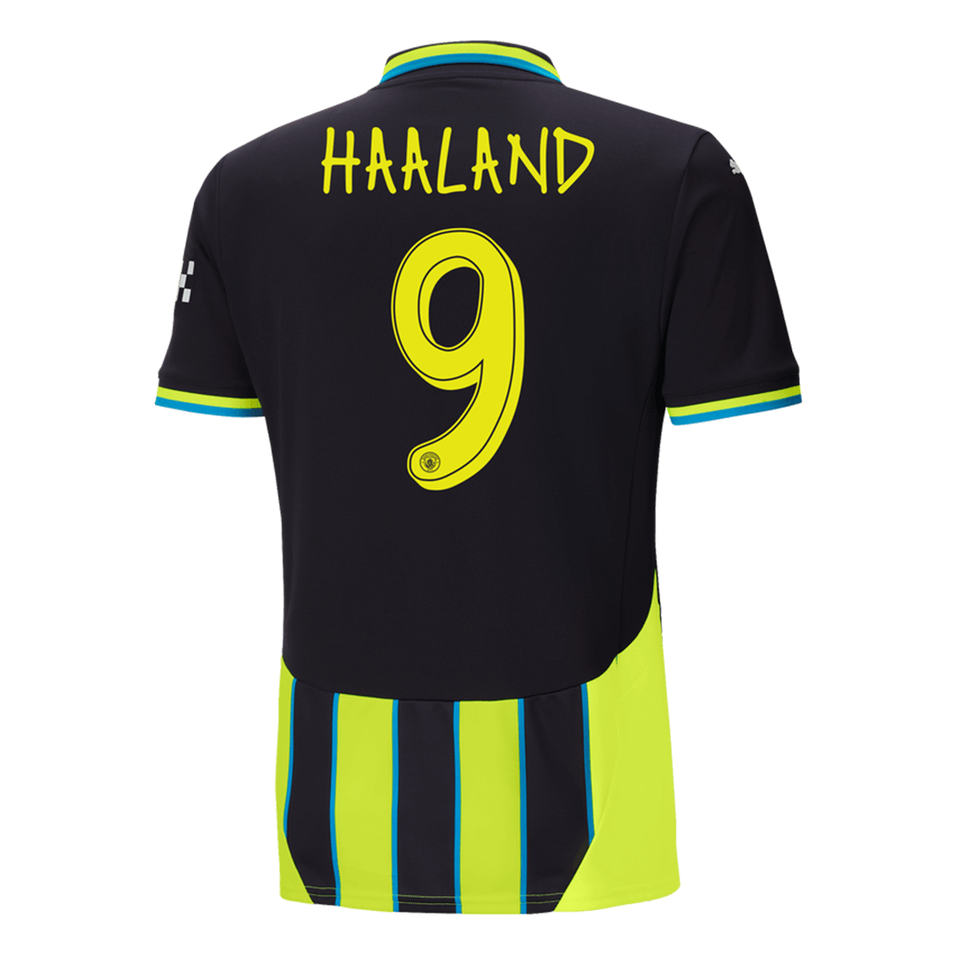 Venkovní Fotbalový Dres Manchester City 24/25 HAALAND #9 UCL