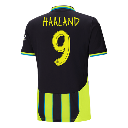 Venkovní Fotbalový Dres Manchester City 24/25 HAALAND #9 UCL