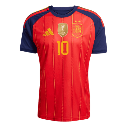 Španělsko domácí fotbalový dres MS 2026 OLMO #10
