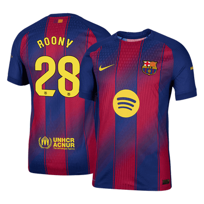 Barcelona domácí fotbalový dres 2025/26 hráčská verze ROONY #28