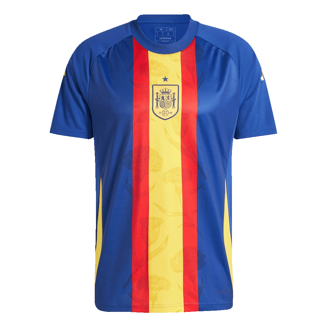 Předzápasový Fotbalový Dres Spain 2024 - modrý