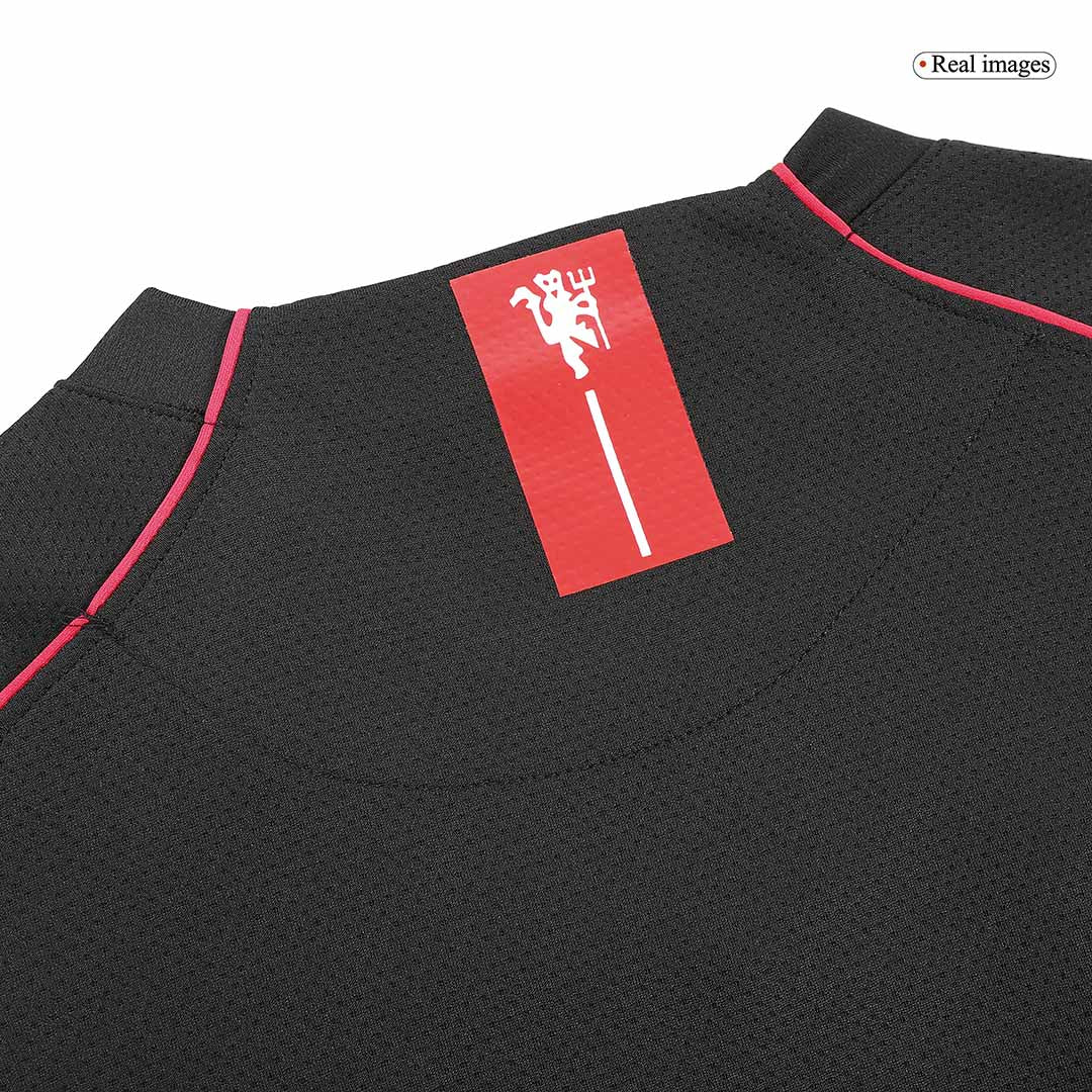 Venkovní Retro Dres Manchester United 2007/08 Long Sleeve