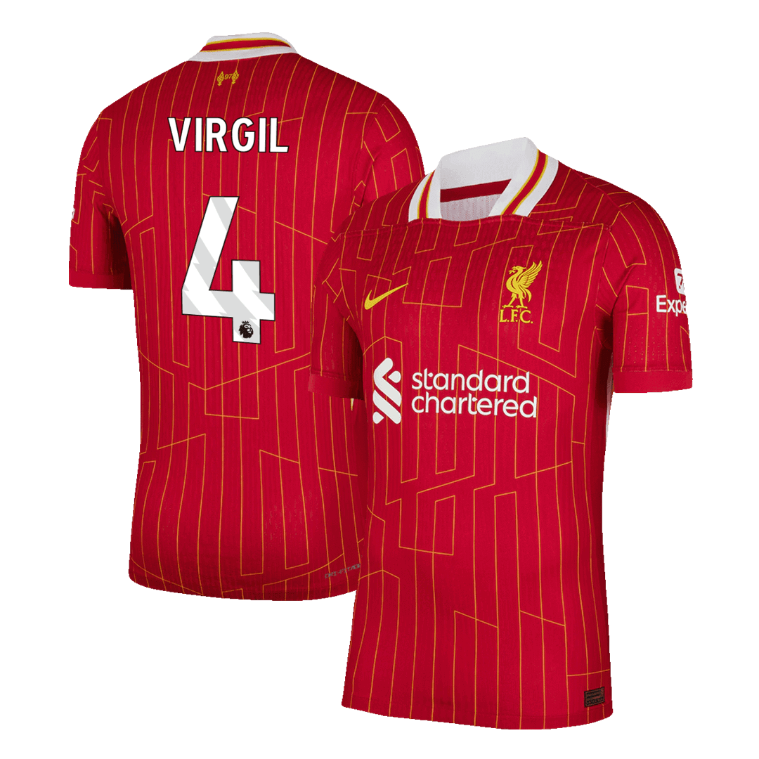 Domácí Fotbalový Dres Liverpool 24/25 Authentic VIRGIL #4