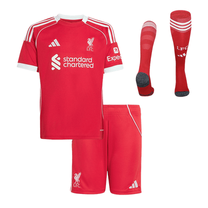 Liverpool dětská domácí kompletní sada 2025/26