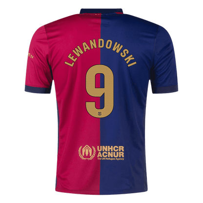 Domácí Fotbalový Dres Barcelona 24/25 LEWANDOWSKI #9