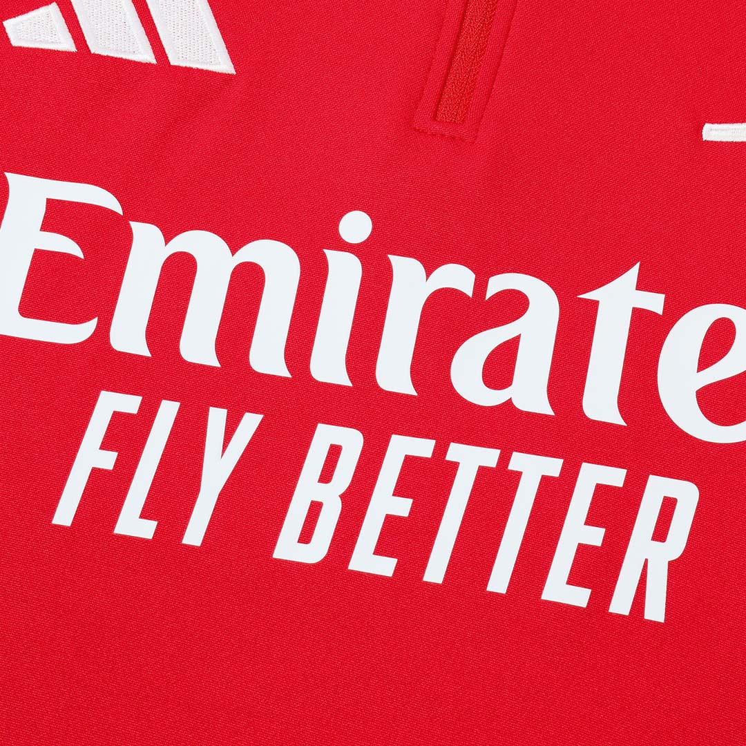 Arsenal dětská sada mikiny 2025/26 červená