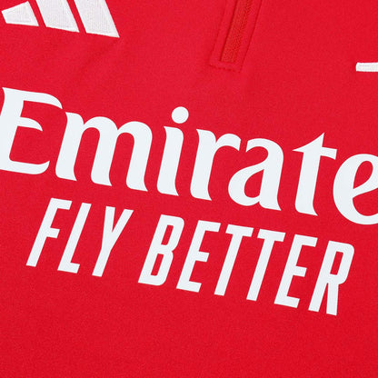 Arsenal dětská sada mikiny 2025/26 červená