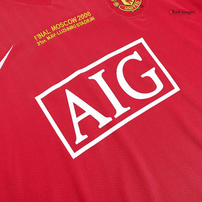 Domácí Retro Dres Manchester United 2007/08 - UCL