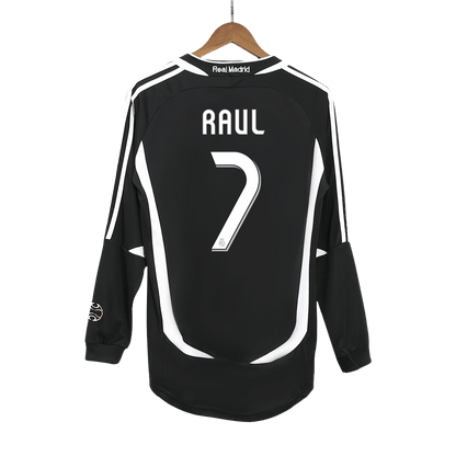 Venkovní Retro Dres Real Madrid 2006/07 Retro Long Sleeve RAUL #7