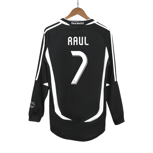 Venkovní Retro Dres Real Madrid 2006/07 Retro Long Sleeve RAUL #7