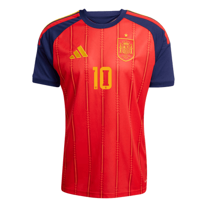 Španělsko domácí fotbalový dres MS 2026 OLMO #10