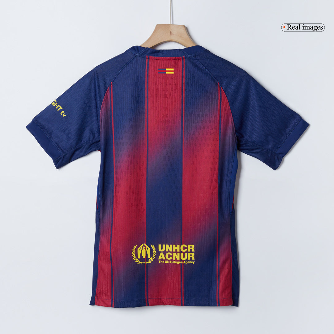 Domácí Fotbalový Dres Barcelona 25/26 Authentic LAMINE YAMAL #10 UCL