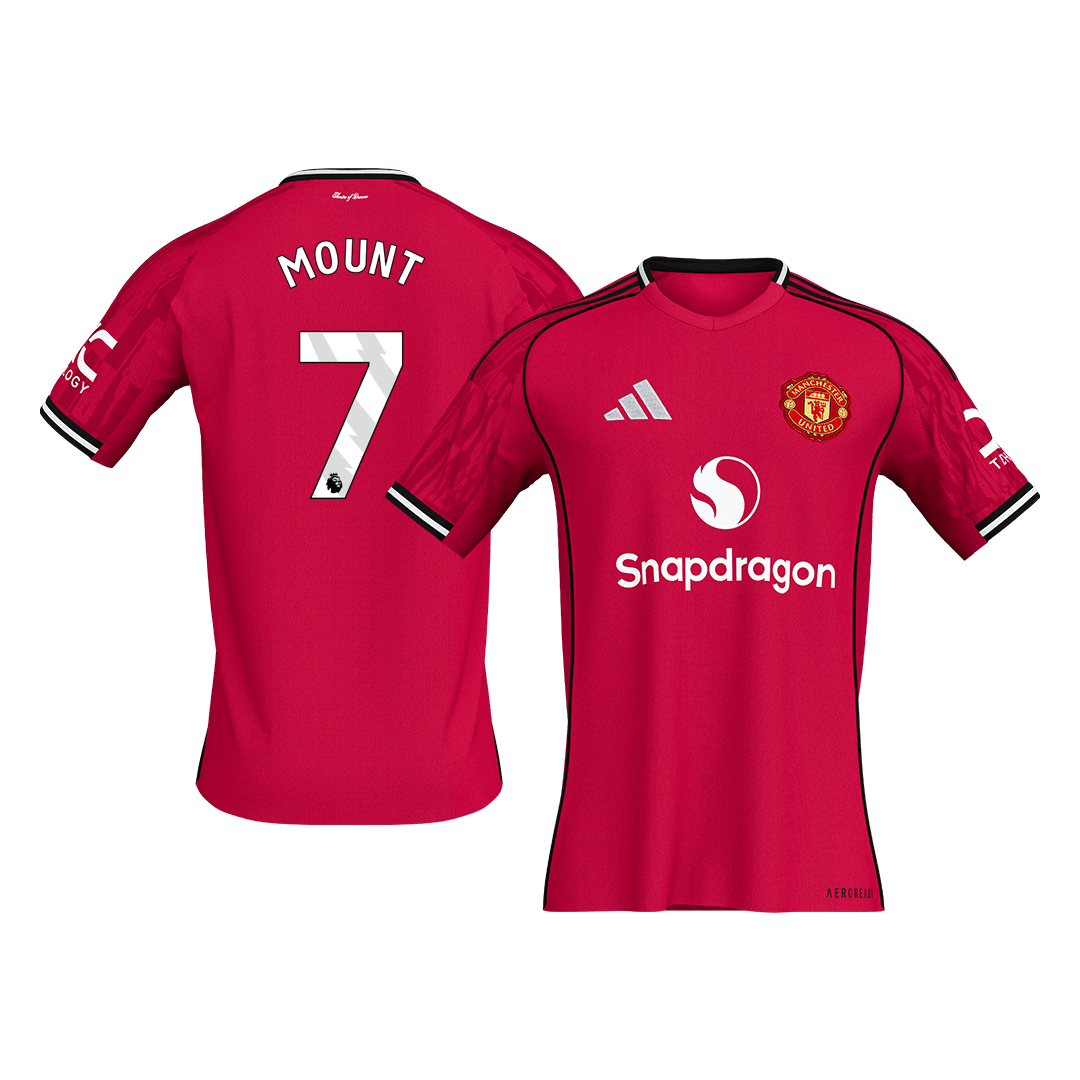 Manchester United domácí fotbalový dres 2025/26 MOUNT #7