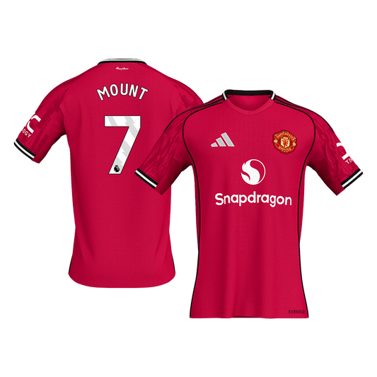 Manchester United domácí fotbalový dres 2025/26 MOUNT #7